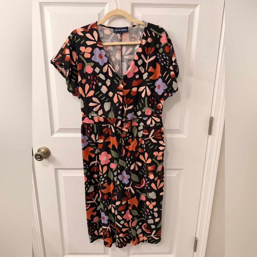 Princess Highway Black Floral Jumpsuit